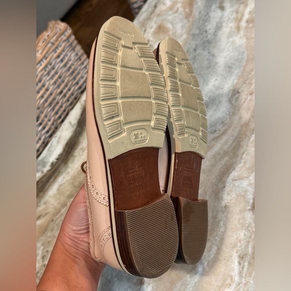 Women’s SAMUEL HUBBARD Winged traveler blush pink leather Oxfords- Size 7 - Picture 8 of 10